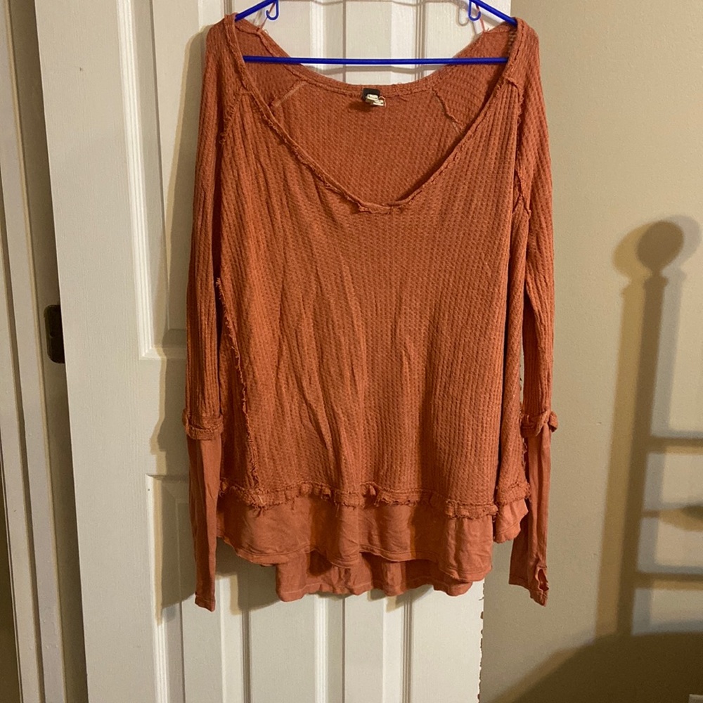 FREE PEOPLE Waffle Tunic
